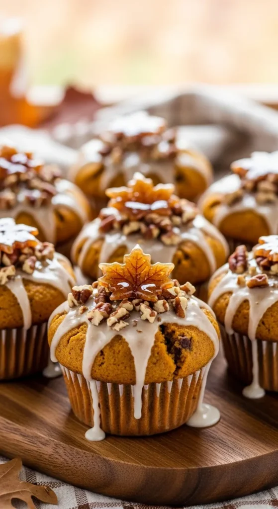 Maple Pecan Pumpkin Muffins
