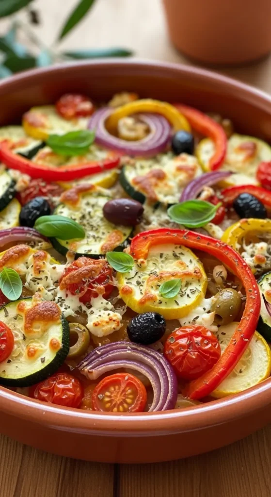 Mediterranean Veggie Casserole