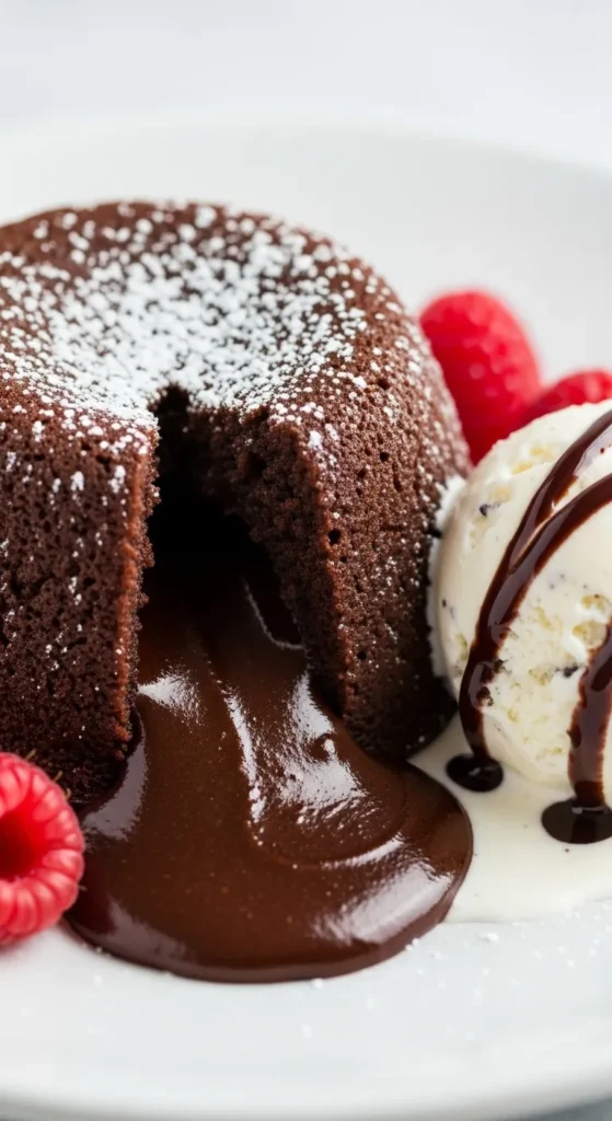 Microwave Chocolate Lava Cake