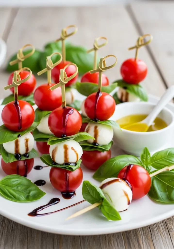 Mini Caprese Skewers