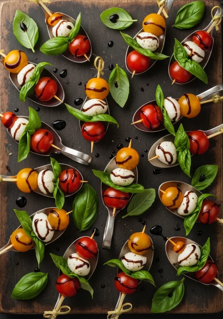 Mini Caprese Skewers