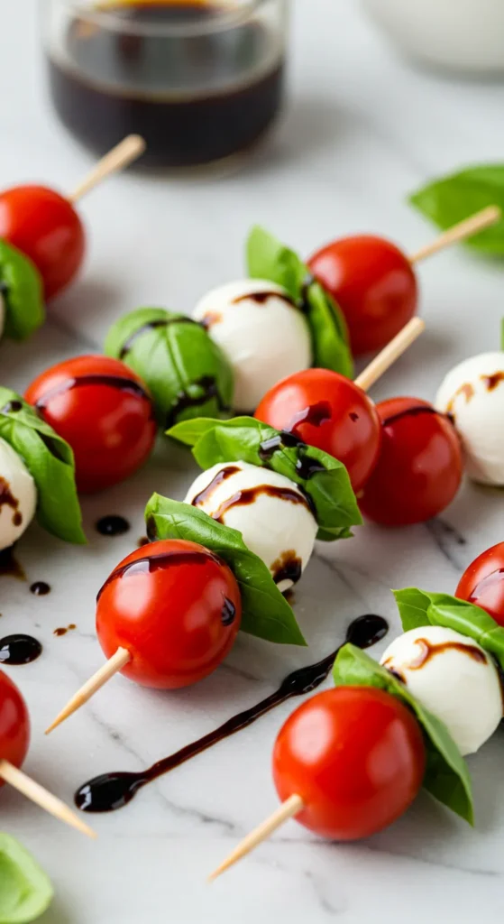 Mini Caprese Skewers