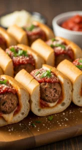 Mini Meatball Subs