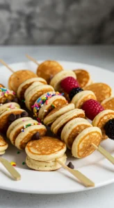 Mini Pancake Skewers
