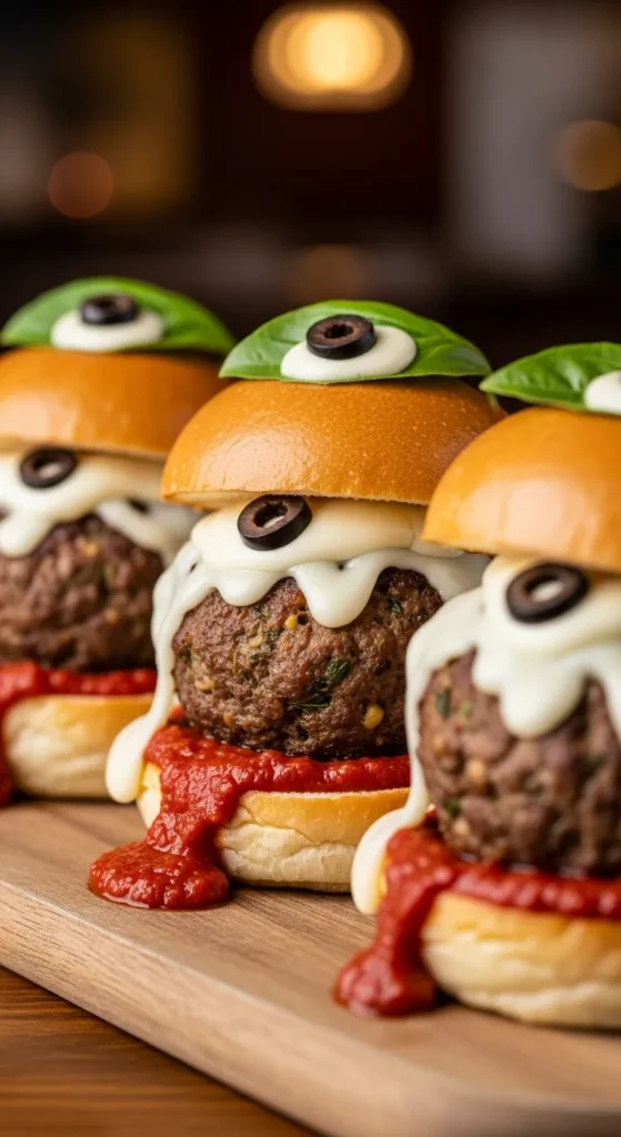 Monster Meatball Sliders