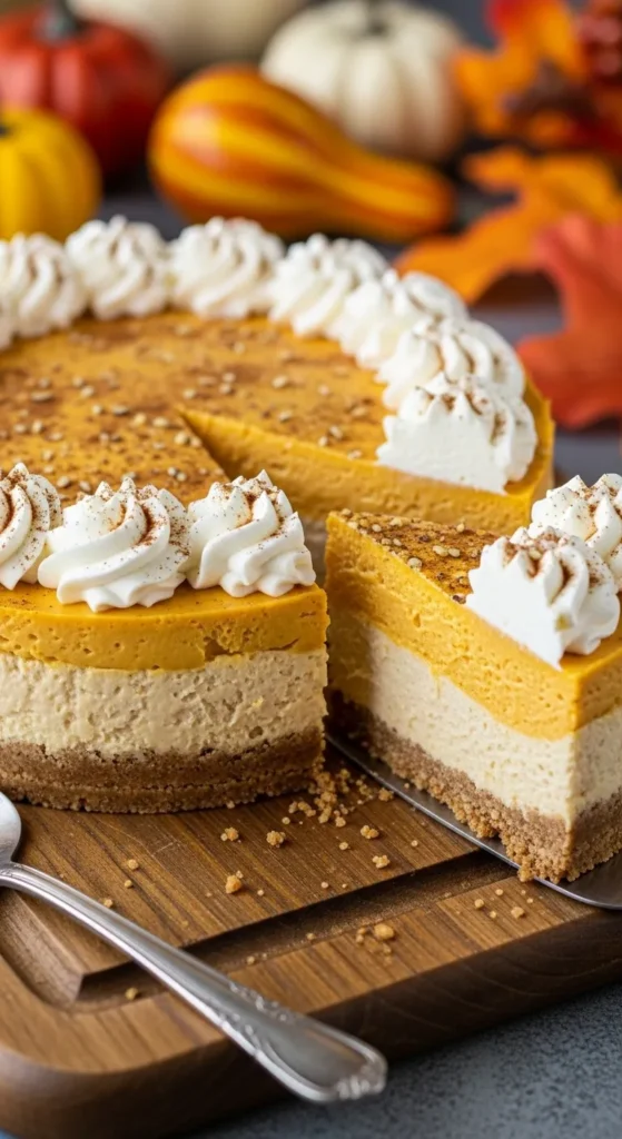 No Bake Pumpkin Cheesecake