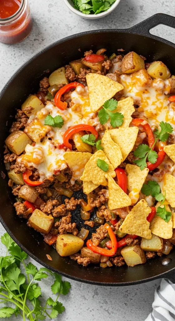 One-Pan Cheesy Taco Skillet