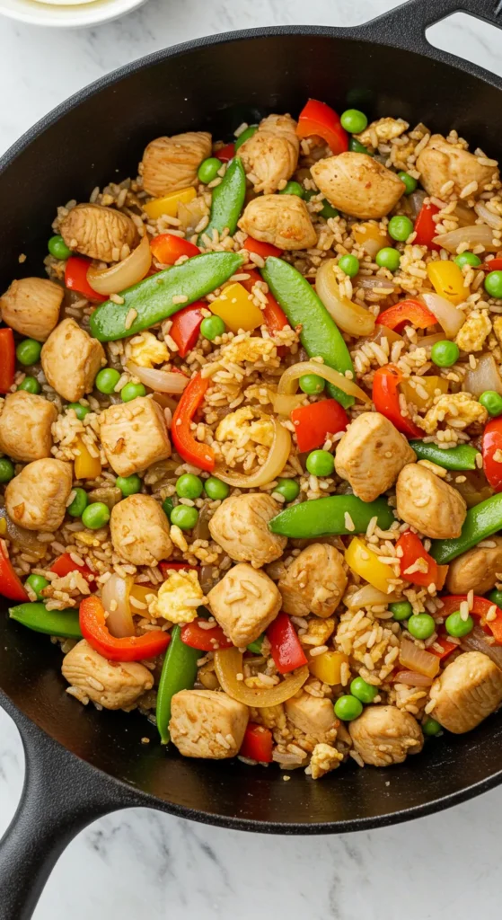 One-Pan Chicken Fried Rice