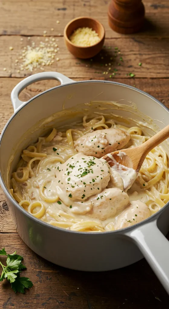 One-Pot Chicken Alfredo