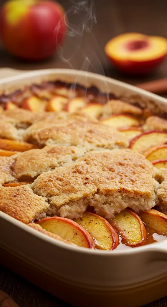 Peach-Apple Cobbler Hybrid