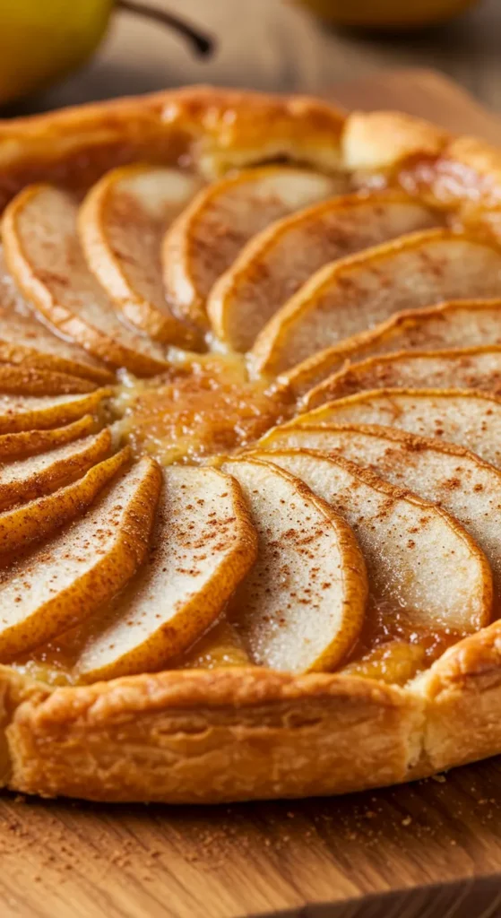 Pear Tart with Cinnamon