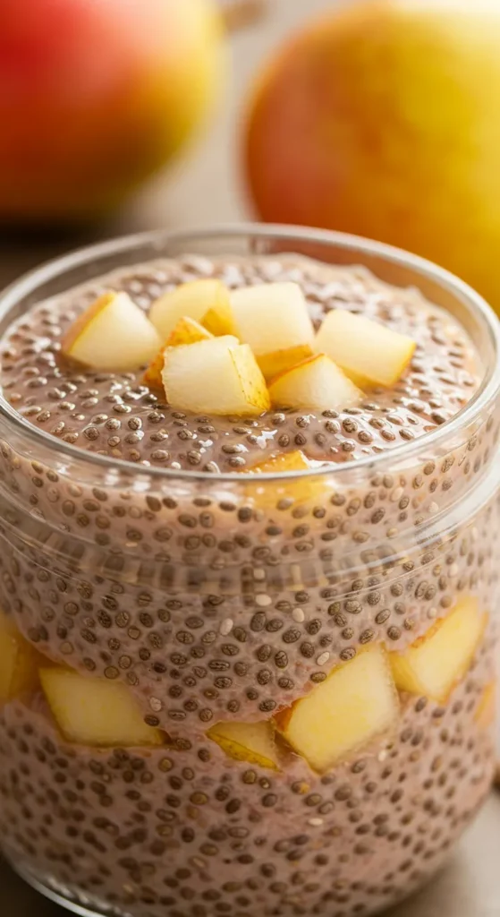 Pear and Ginger Chia Pudding