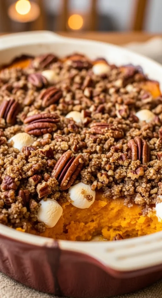 Pecan-Crusted Sweet Potato Casserole