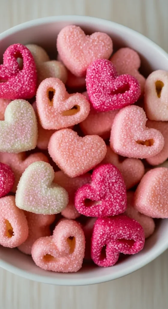 Pink Popcorn Hearts