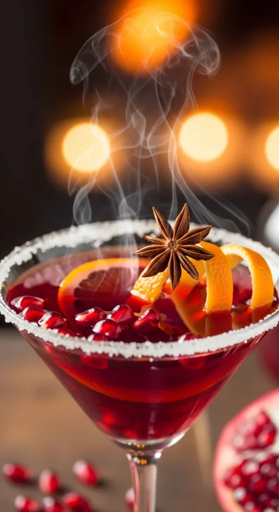 Pomegranate Mulled Wine Martin