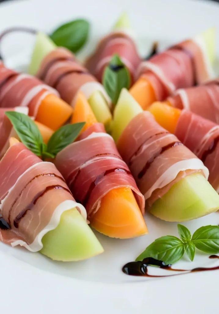 Prosciutto-Wrapped Melon