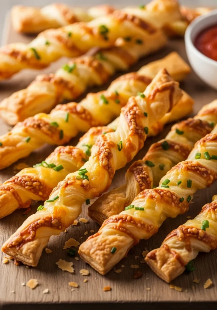 Puff Pastry Cheese Straws