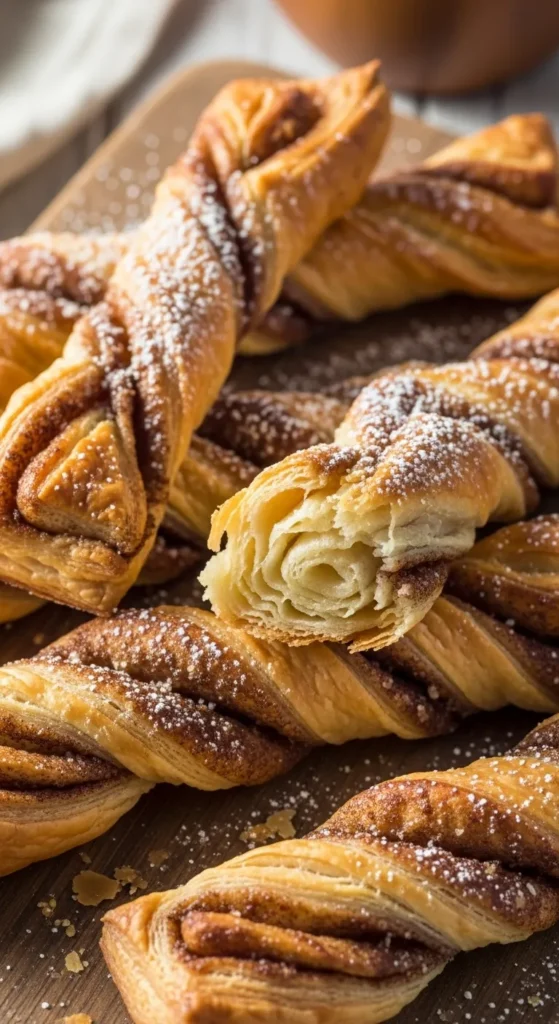 Puff Pastry Cinnamon Twists