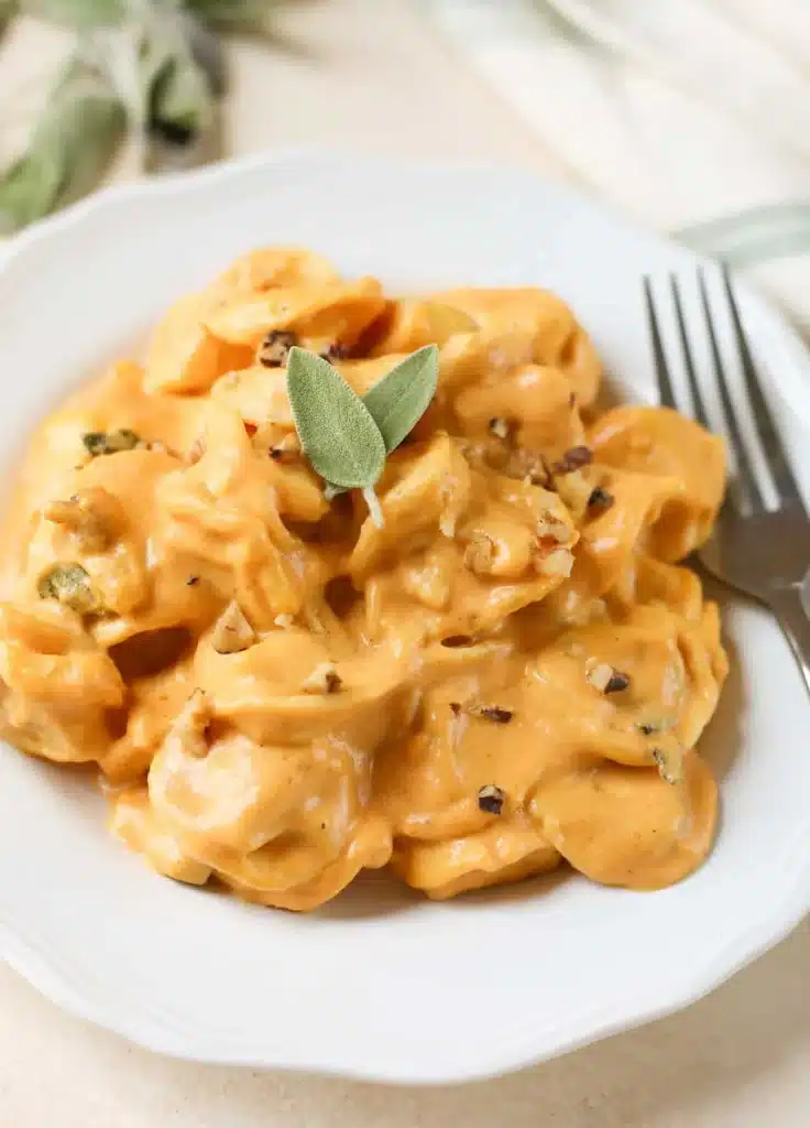 Pumpkin Alfredo Tortellini
