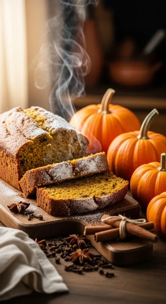 Pumpkin Bread with Warm Fall Spices