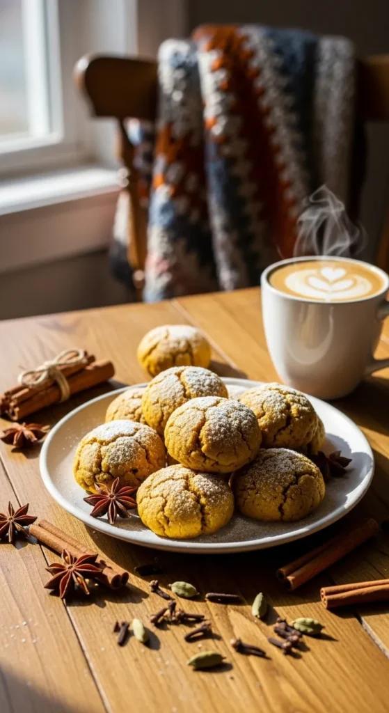 Pumpkin Chai Cookies with Cozy Flavor