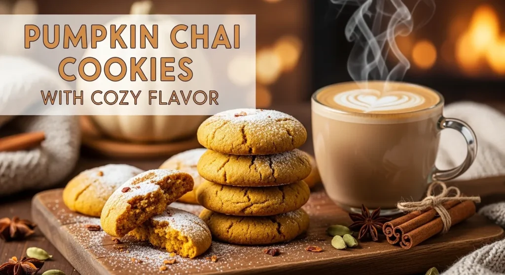 Pumpkin Chai Cookies with Cozy Flavor