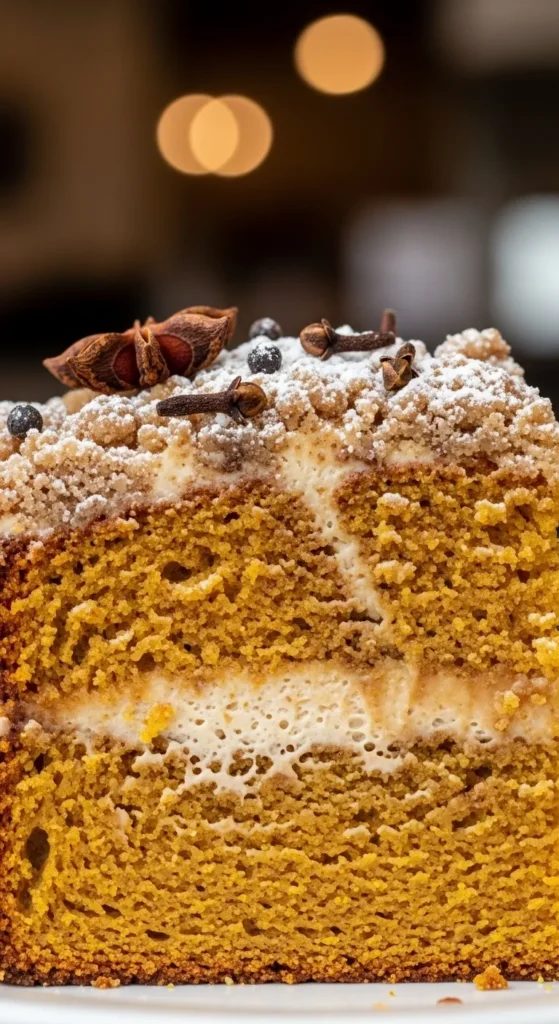 Pumpkin Chai Latte Coffee Cake