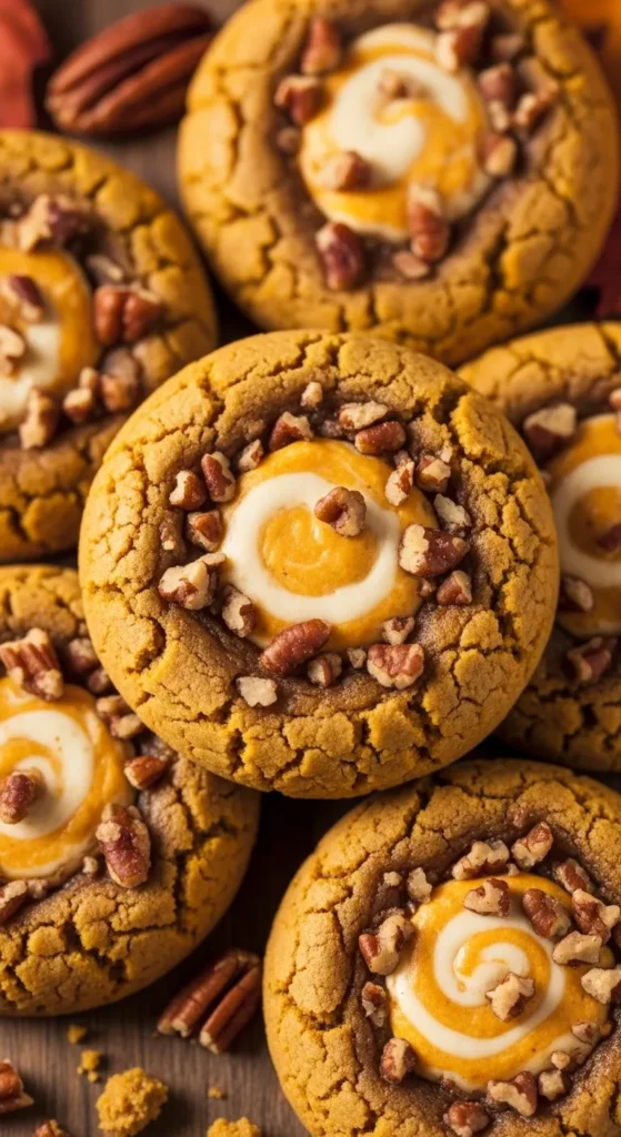 Pumpkin Cheesecake Cookies
