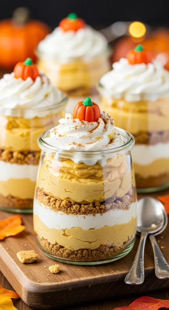 Pumpkin Cheesecake Parfaits