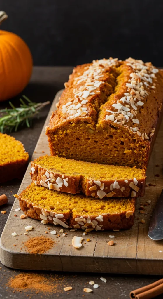 Pumpkin Coconut Bread