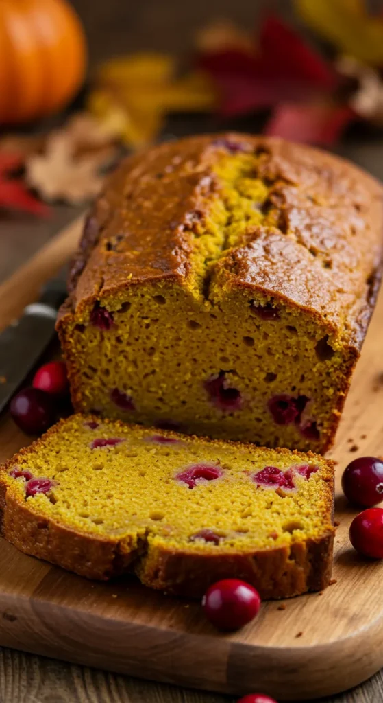 Pumpkin Cranberry Bread