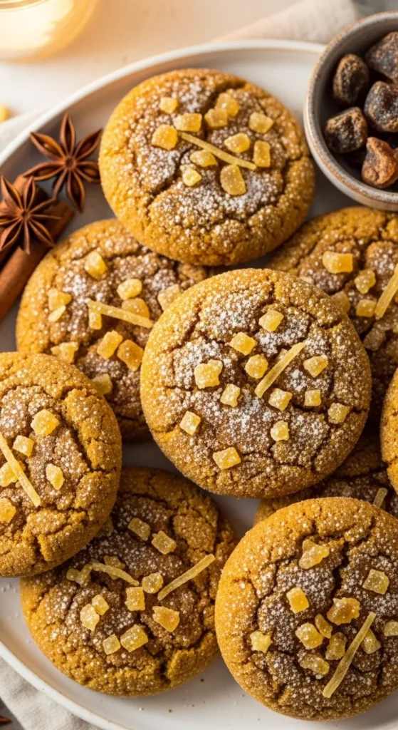Pumpkin Ginger Cookies with a Spicy Kick
