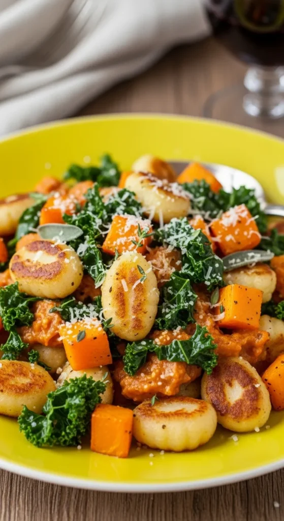 Pumpkin Kale Gnocchi