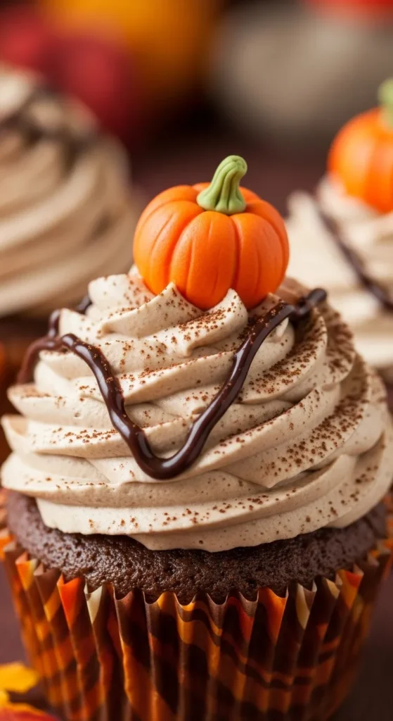 Pumpkin Mocha Cupcakes