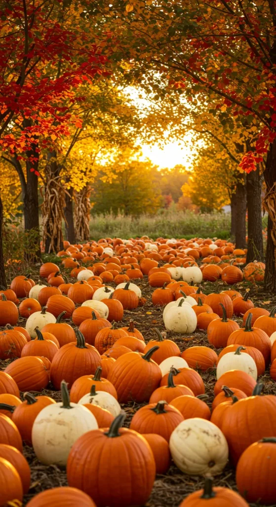 Pumpkin Patch Foliage Frame