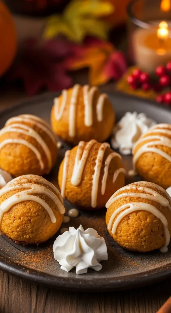 Pumpkin Pie Cheesecake Balls
