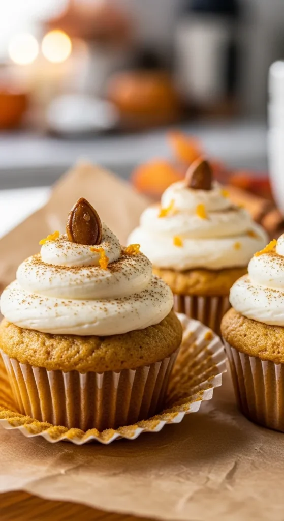 Pumpkin Pie Cupcakes