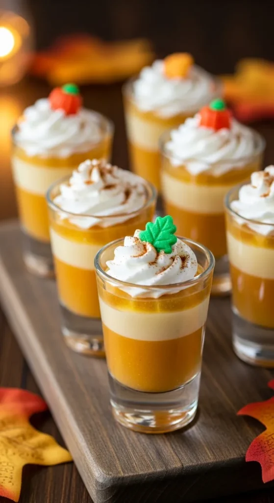 Pumpkin Pie Jello Shots