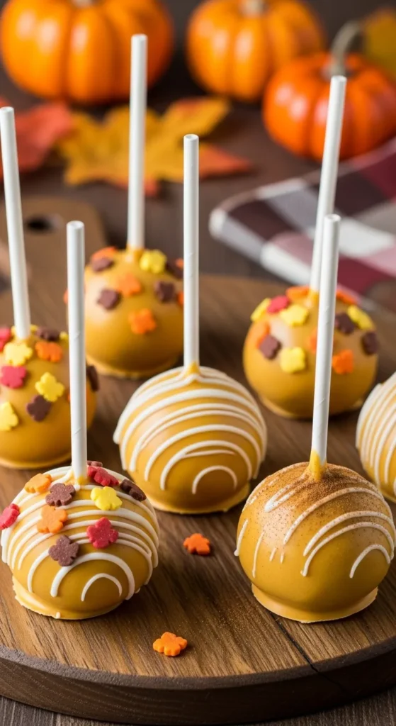 Pumpkin Spice Cake Pops