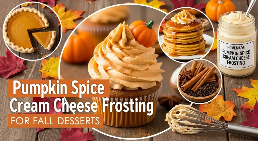 Pumpkin Spice Cream Cheese Frosting for Fall Desserts