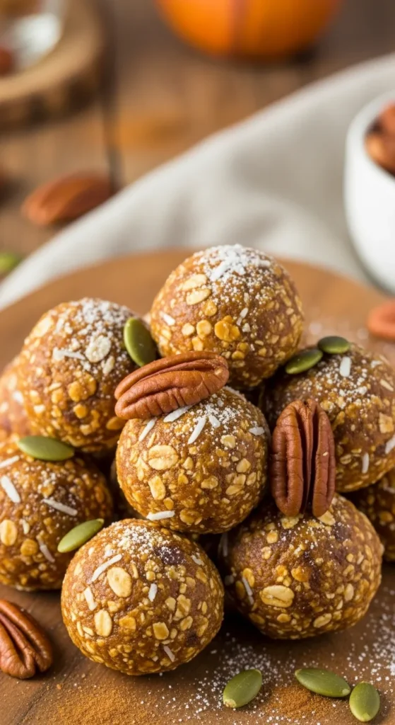 Pumpkin Spice Energy Bites