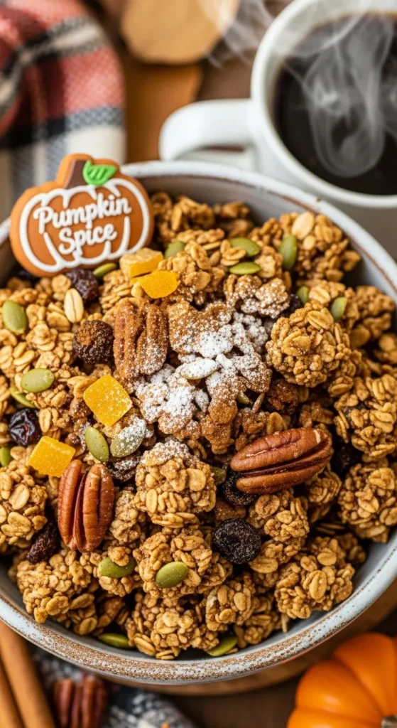 Pumpkin Spice Granola for Snacking
