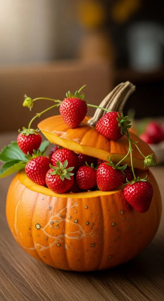 Pumpkin Strawberries