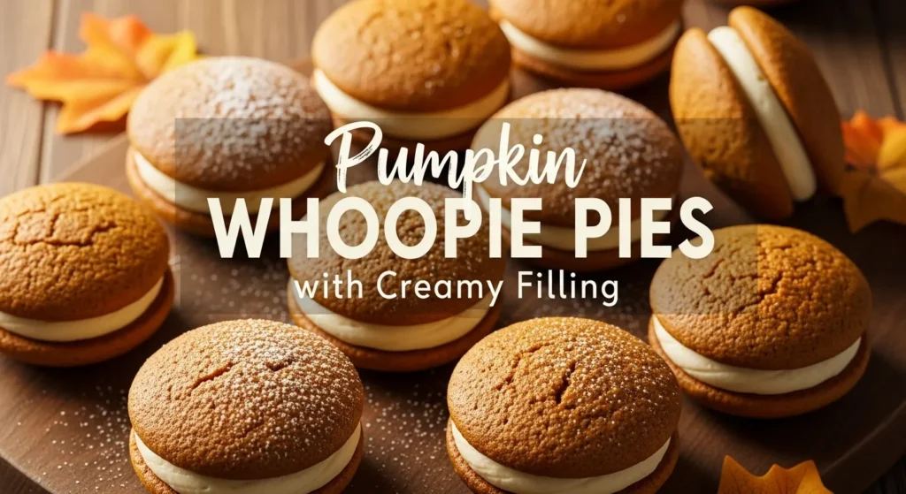 Pumpkin Whoopie Pies with Creamy Filling