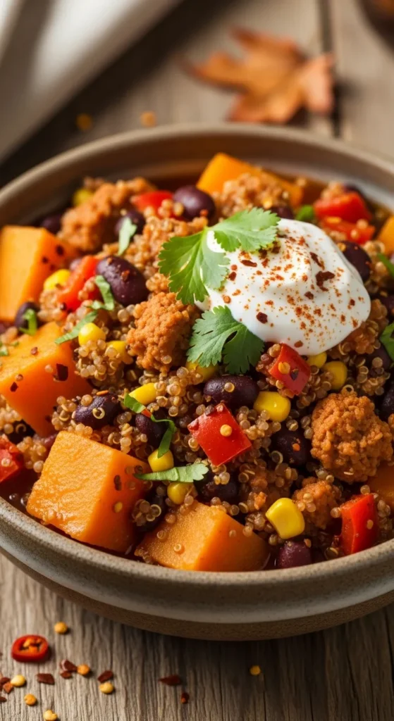 Pumpkin and Quinoa Chili