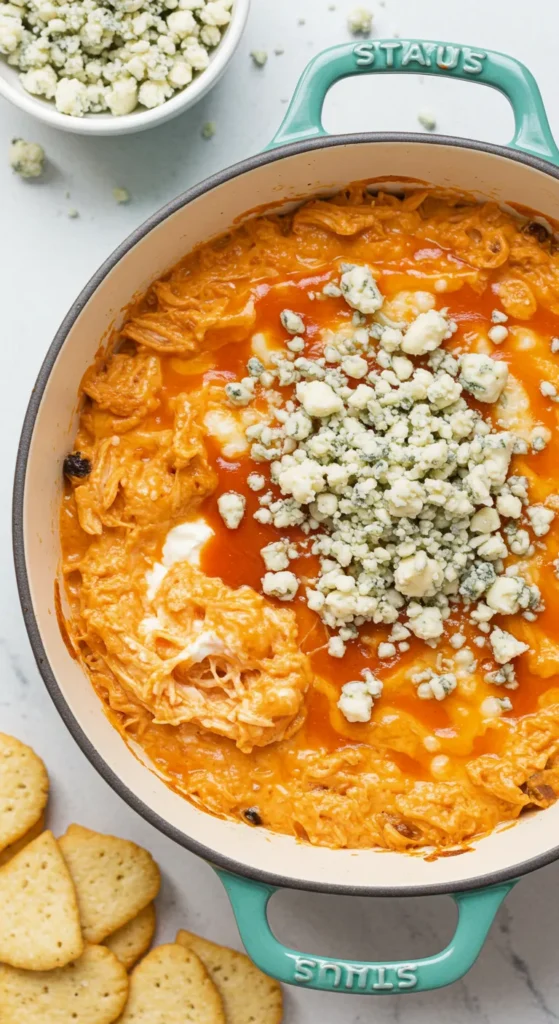 Quick Buffalo Chicken Dip