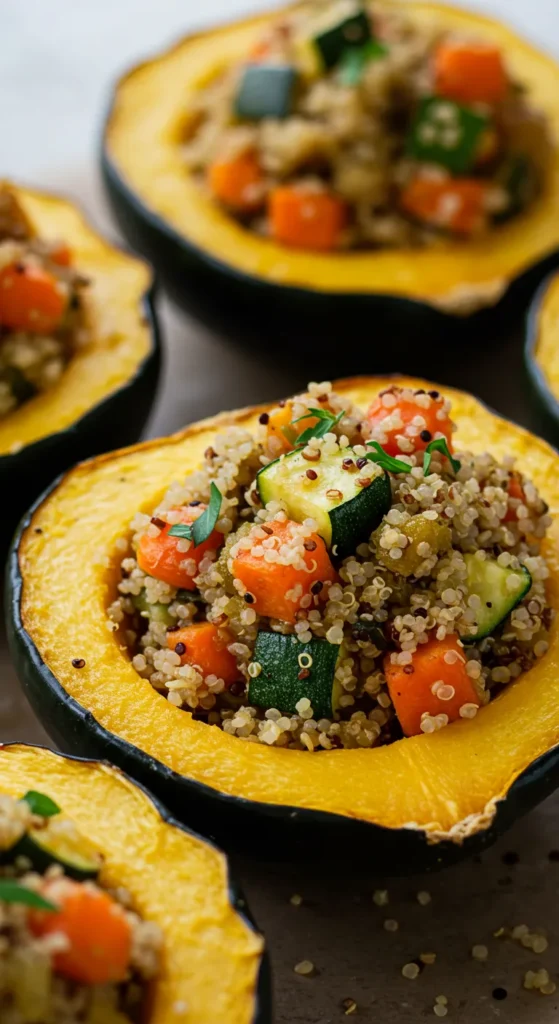 Quinoa-Stuffed Acorn Squash
