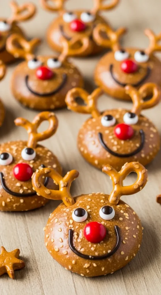 Reindeer Pretzel Bites