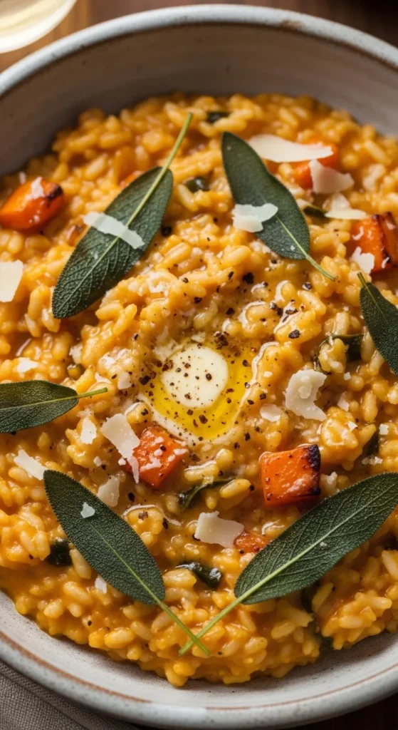 Sage & Brown Butter Pumpkin Risotto