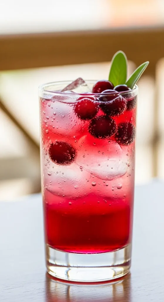 Sage & Cranberry Sparkler